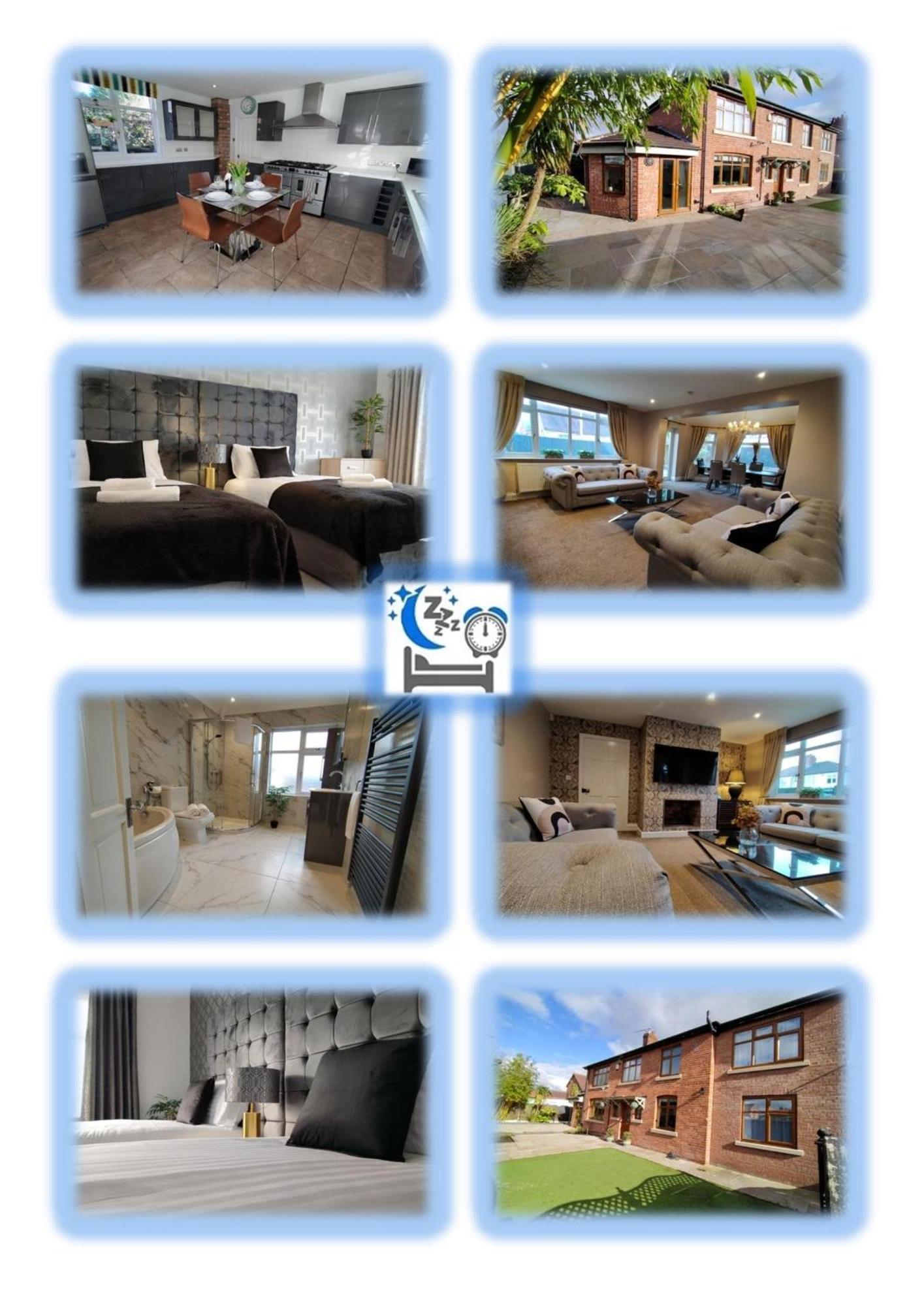 Sirius House - Sleeps 7, Driveway, Garden Villa Crewe Kültér fotó
